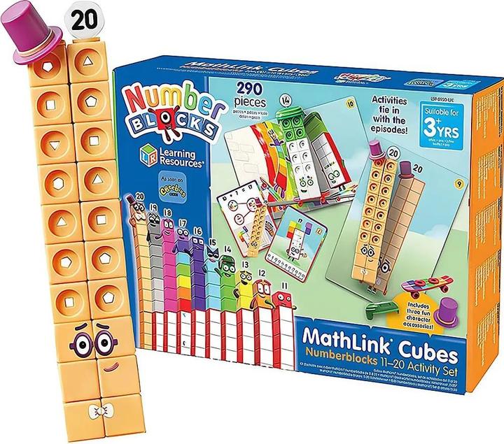 Actual product image Learning Resources MathLink plug-in cube (English)