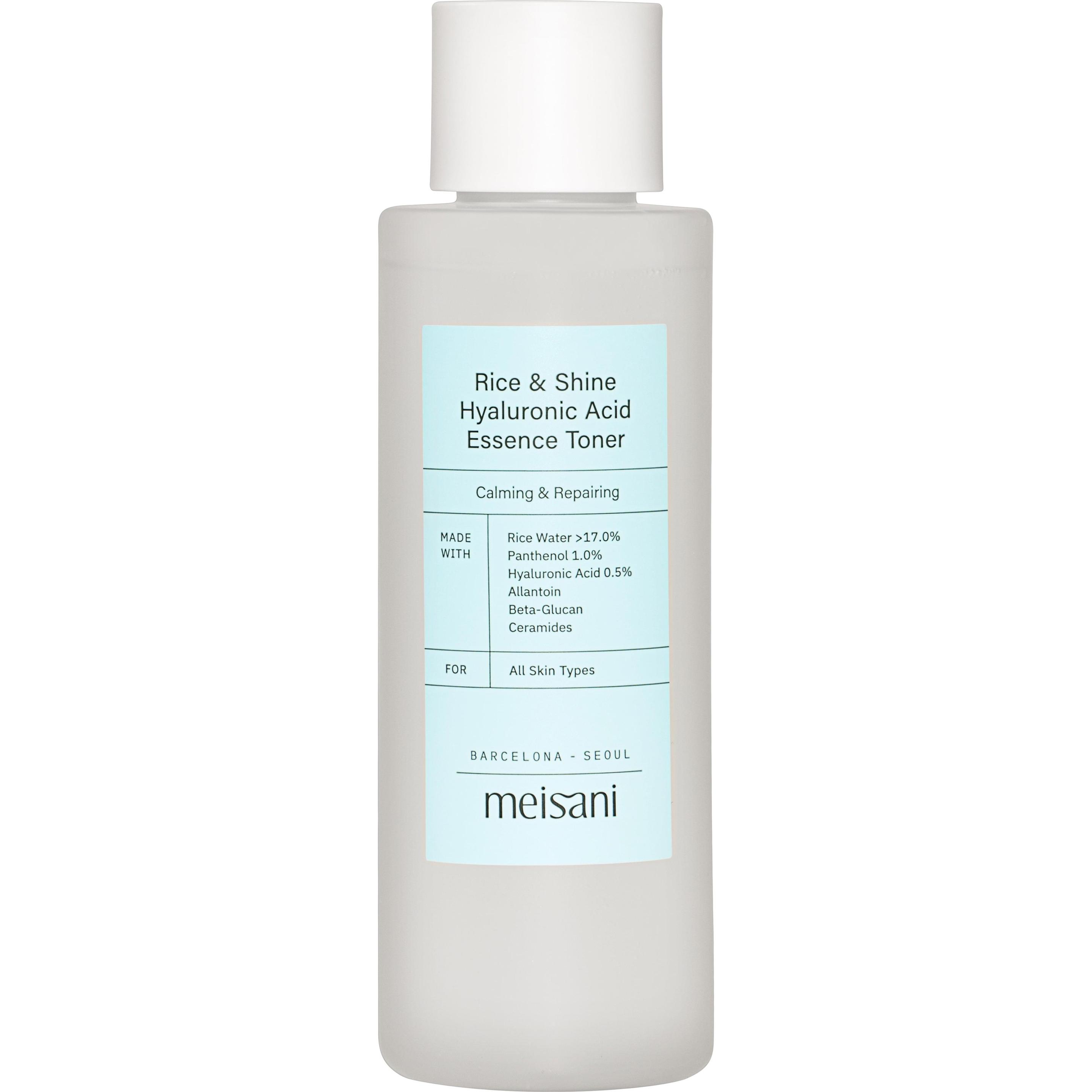 Meisani, Gesichtsreinigung, Rice and shine hyaluronic acid essence toner (150 ml)