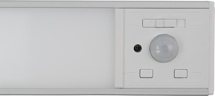 Produktbild Luxula LED-Schrankleuchte mit Bewegungsmelder, 3,3W, 1250lm, CCT, IP20, silber, 40cm (120 lm)