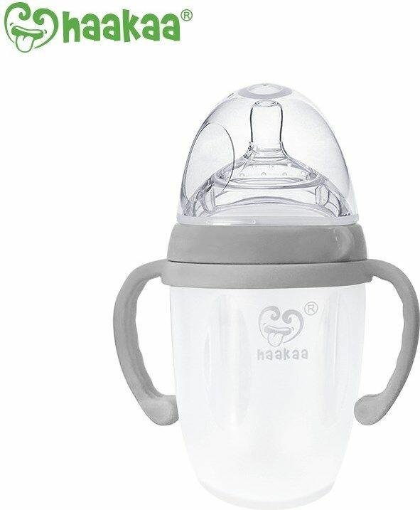 Haakaa Generation 3 Baby Bottle 250ml - Grey