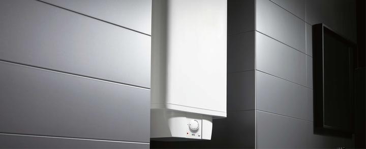 Actual product image AEG Haustechnik Basic wall-mounted cylinder DEM 120 Basic 120l unpressurised and pressure-resistant 234200 EEF. c