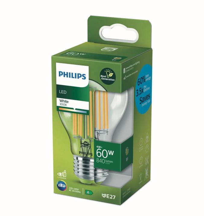 Produktbild Philips Lampe (E27, 840 lm, 4x)