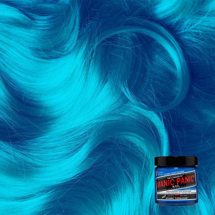 Actual product image Skybound Atomic Turquoise Classic Creme Vegan Cruelty Free Semi Permanent Hair Dye 118ml (Atomic Turquoise)