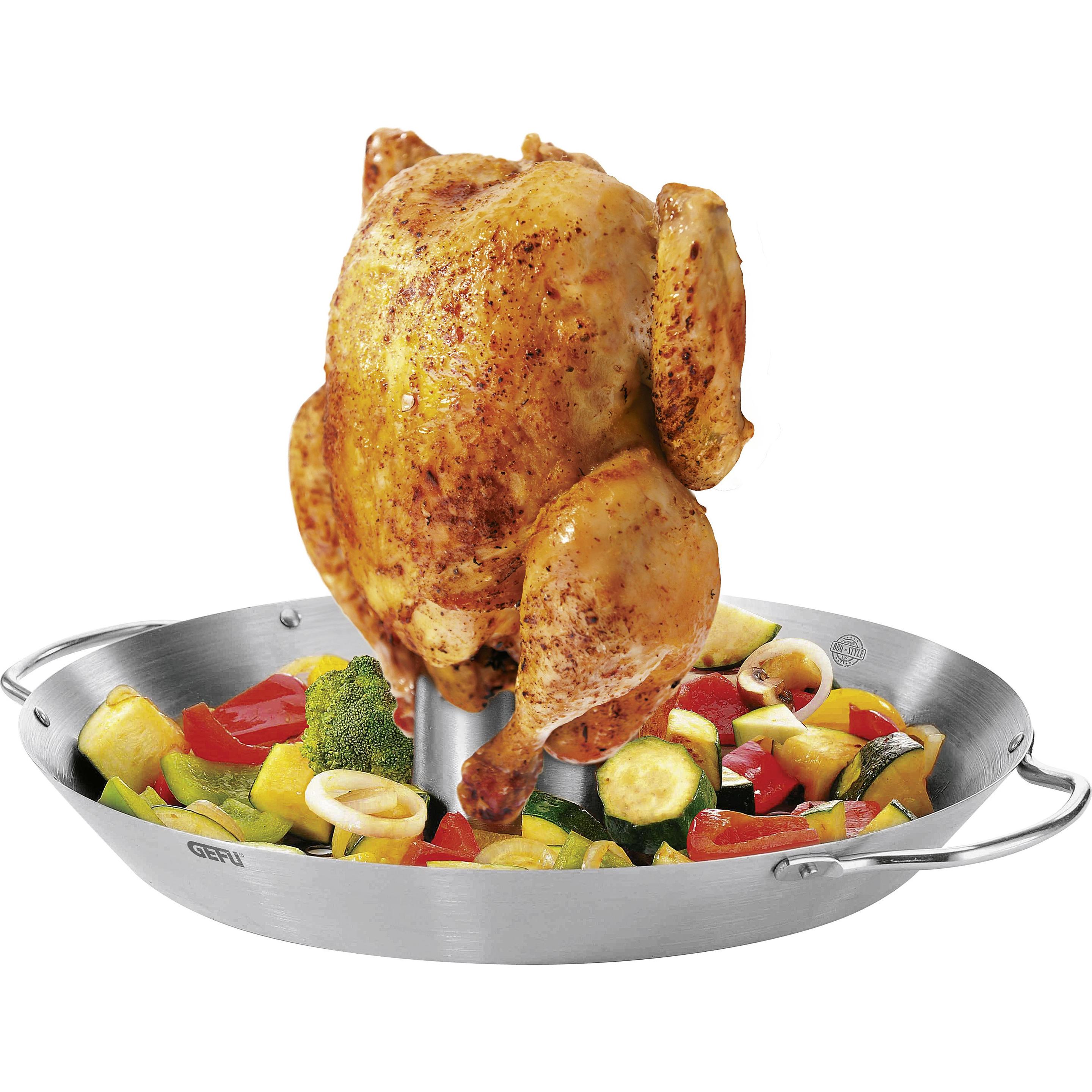 GEFU Hähnchengriller und Gemüse-Wok BBQ (89156)