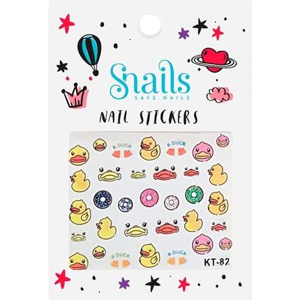 Snails Aufkleber Nägel Quack Quack