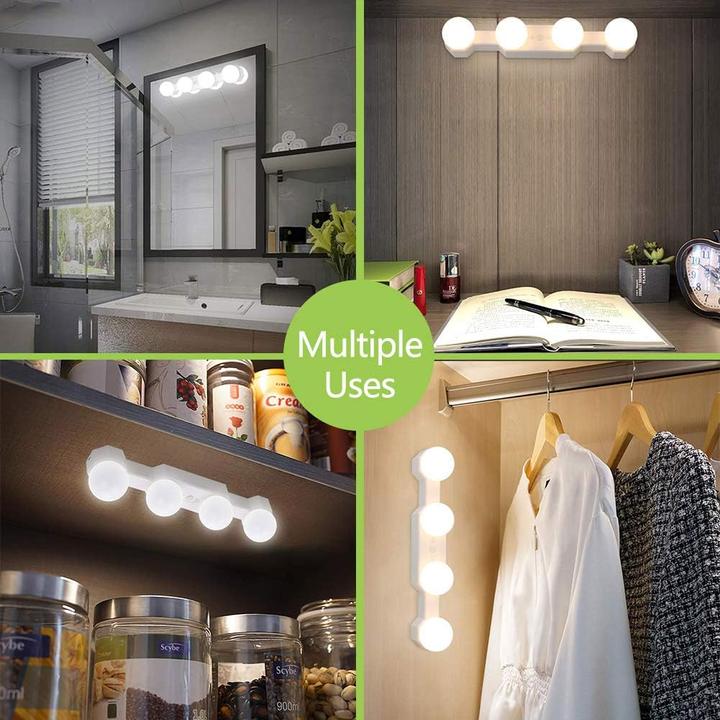 Produktbild Lumina Swiss LED Kosmetikspiegel Leuchte Hollywood