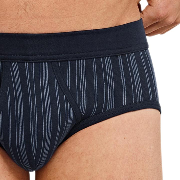 Immagine prodotto Schiesser Confezione da 4 pezzi di Original Classics, slip sportivi a costine sottili con cavallo (L, confezione da 4)