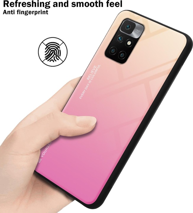 Actual product image Cadorabo TPU 2 colors glass envelope (Xiaomi Redmi 10)