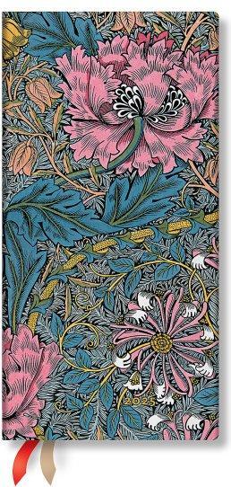 Immagine prodotto Paperblanks Calendario per il 2025 12M Morris Honeysuckle in Pink Slim HOR