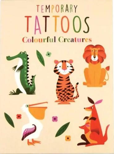 Actual product image Rex London Temporary Tattoos Colourful Creatures