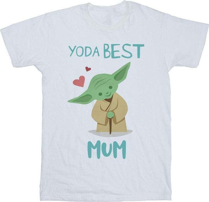 Actual product image Star Wars Mens Yoda Best Mum T-Shirt (L)
