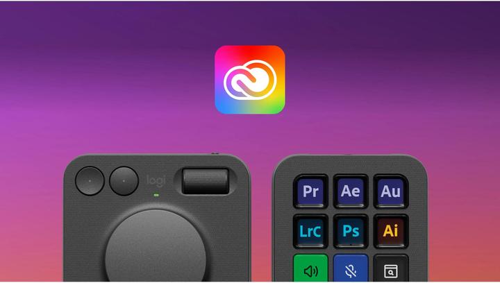 Produktbild Logitech Mx Creative Console (Ohne Tastaturlayout, Kabellos)