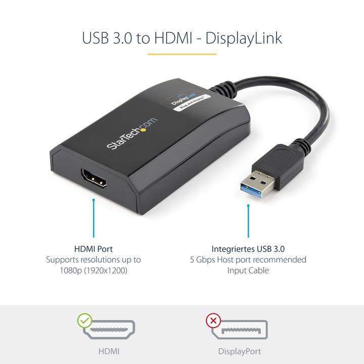 Produktbild USB 3.0 to HDMI Video Graphics Adapter (HDMI)
