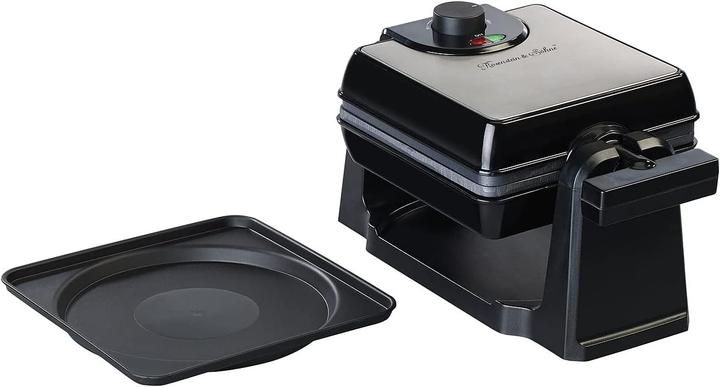 Actual product image Rosenstein & Söhne Rotating Waffle Iron for Square Belgian Waffles