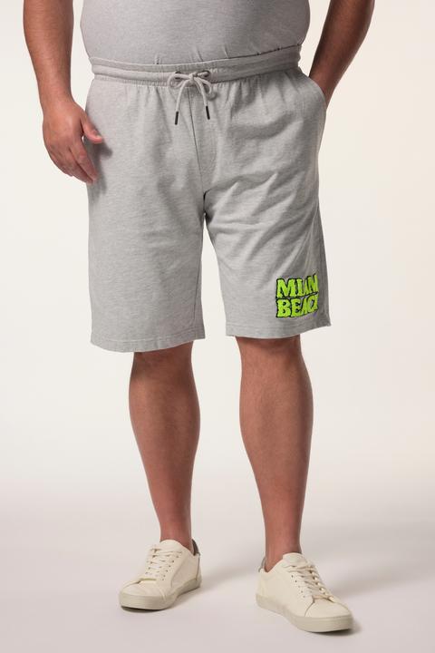 Actual product image Men+ Sweatbermuda, Neon-Print, Elastikbund (8XL)
