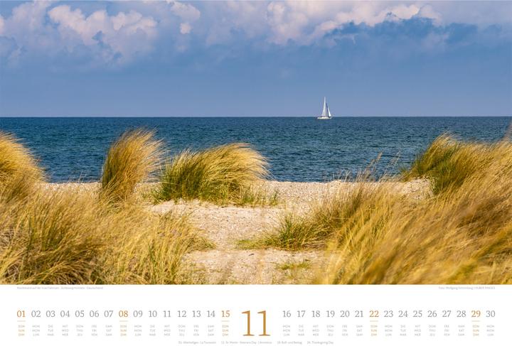 Image du produit Tage am Meer Kalender 2026 (45 x 33 cm, Couverture rigide, Anglais, Français, Allemand)