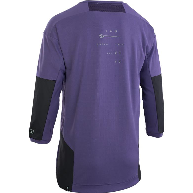 Thumbnail - ION, Herren, Velotrikot, Bike Jersey Scrub Amp LS 3/4 BAT men - dark-purple (L), Violett, L