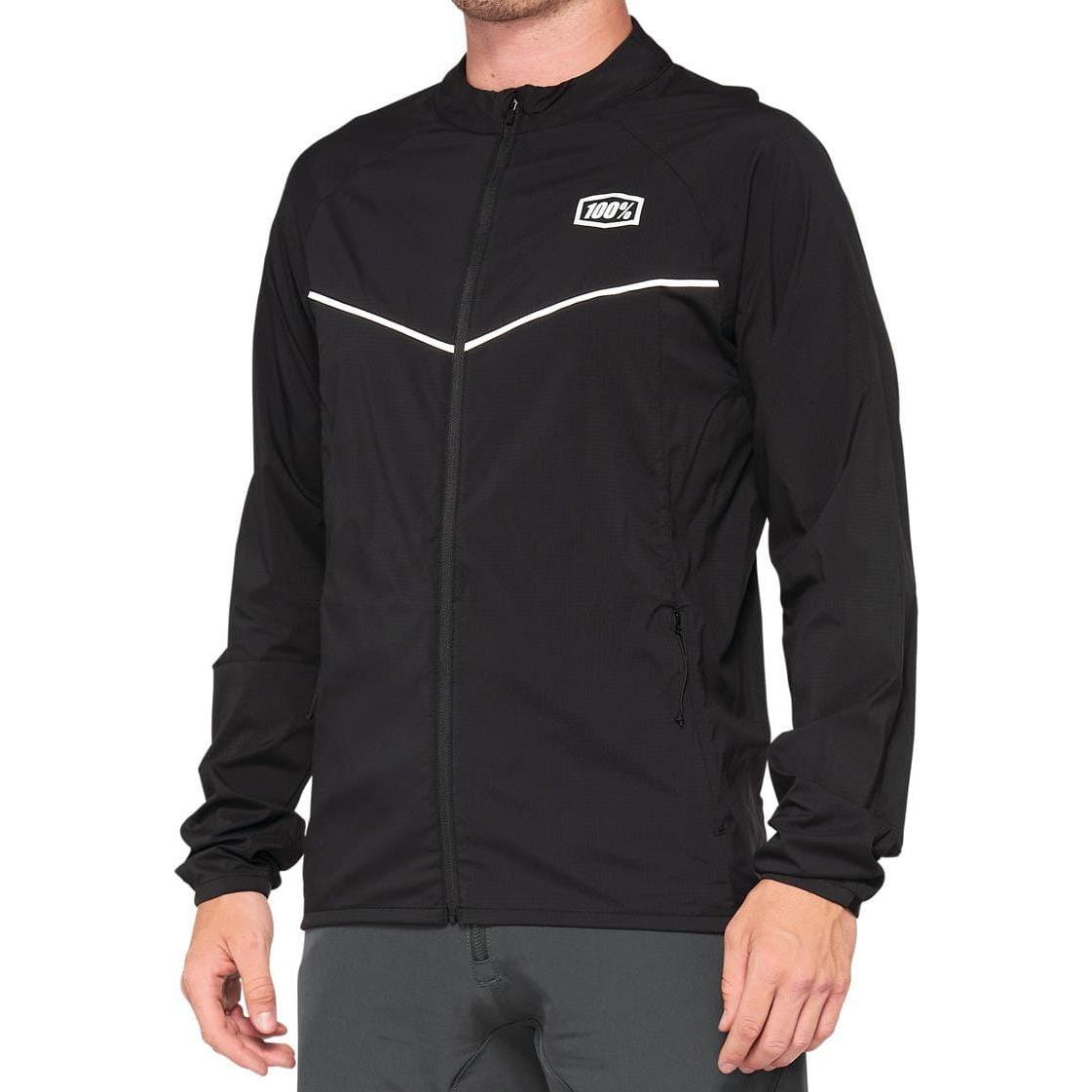 100%, Herren, Velojacke, Corridor Jacket (L), Schwarz, L