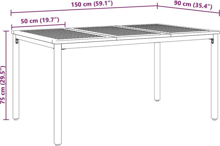 Produktbild vidaXL Gartenmöbel