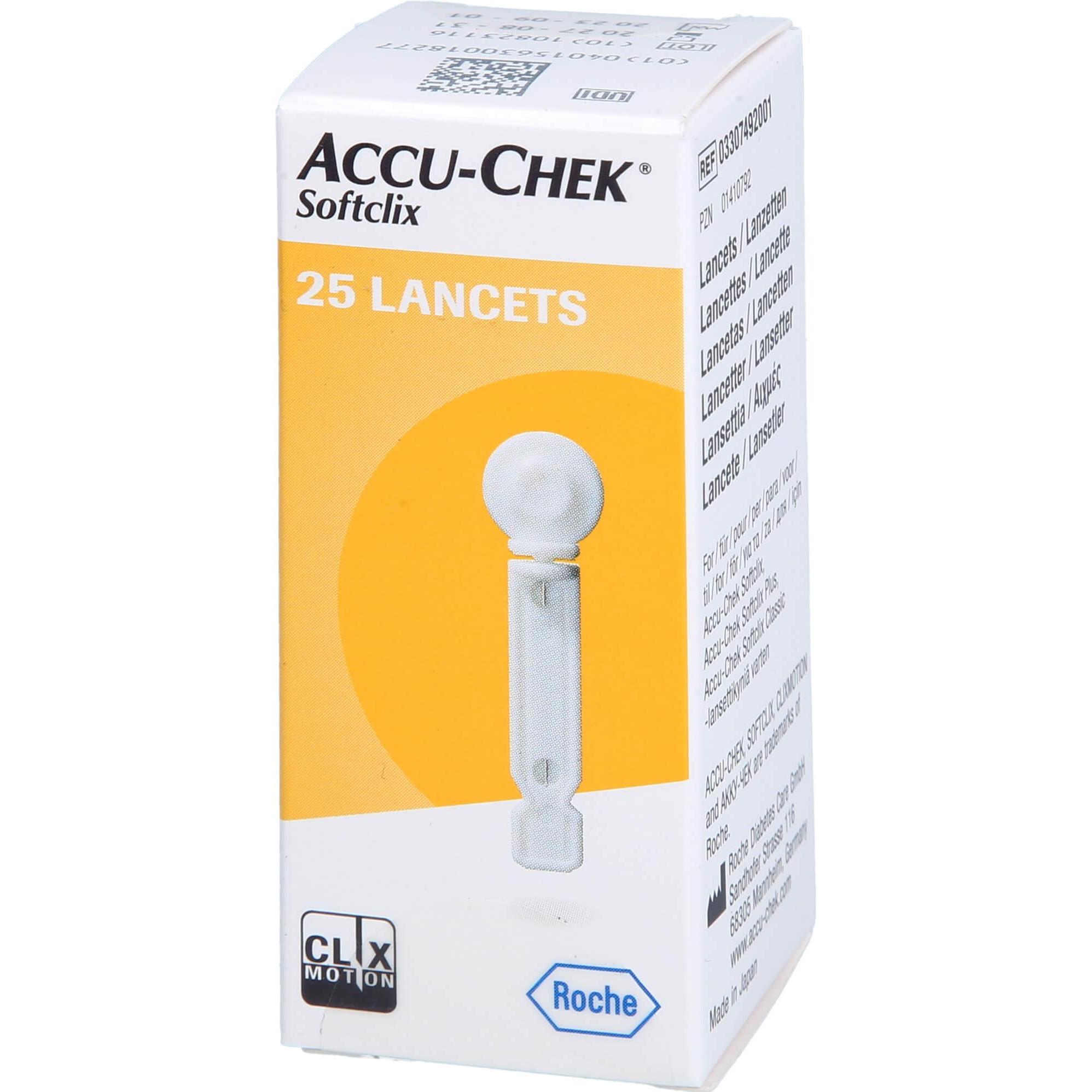 Thumbnail - Roche, Bluttest, ACCU-CHEK Softclix Lancet, 25 St LAN (Lanzette)