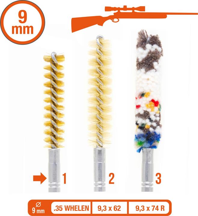 Actual product image Solognac Cleaning set replacement brushes