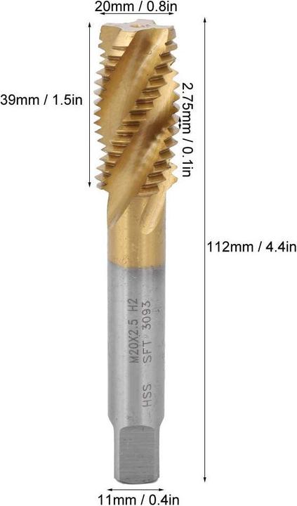 Produktbild LiebeWH Spiralgewindebohrer M20