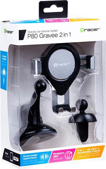 Actual product image Tracer TRAUCH46379 Mobile Phone Holder P 80 Gravee 2in1 (Car)
