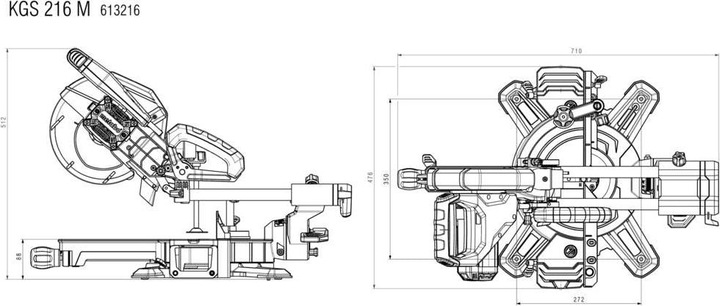 Image du produit Metabo KGS216M