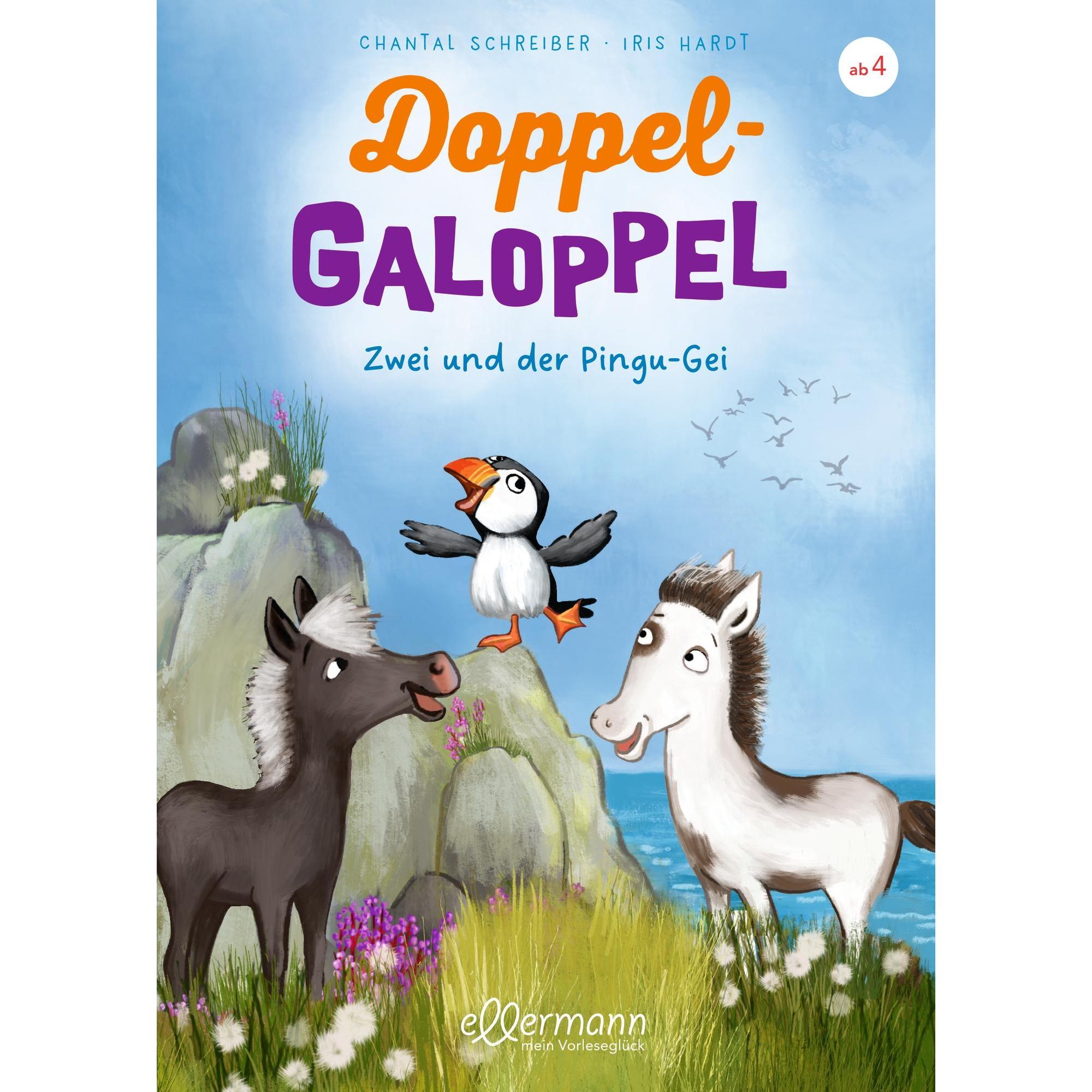 Thumbnail - DoppelGaloppel 3. Zwei und der Pingu-Gei, Kinderbücher von Chantal Schreiber, Iris Hardt