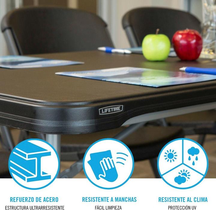 Actual product image Lifetime Table Folding table 182 x 73.5 x 76 cm steel plastic