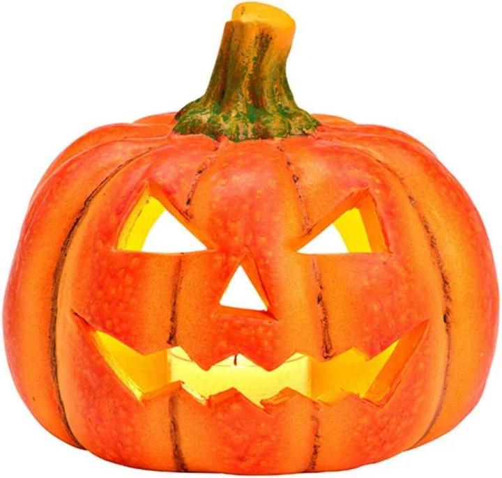 G. Wurm Tealight holder pumpkin 12 cm, orange (13 x 12 cm, 1 x)