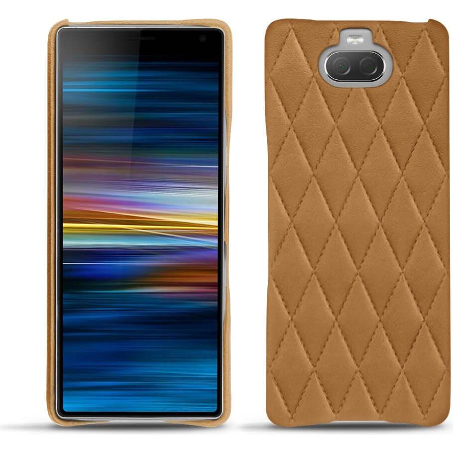 Noreve Lederschutzhülle (Sony Xperia 10), Smartphone Hülle, Braun