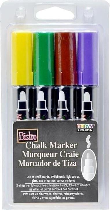 Produktbild Marvy Bistro Kreidemarker 4 Farben (4x)