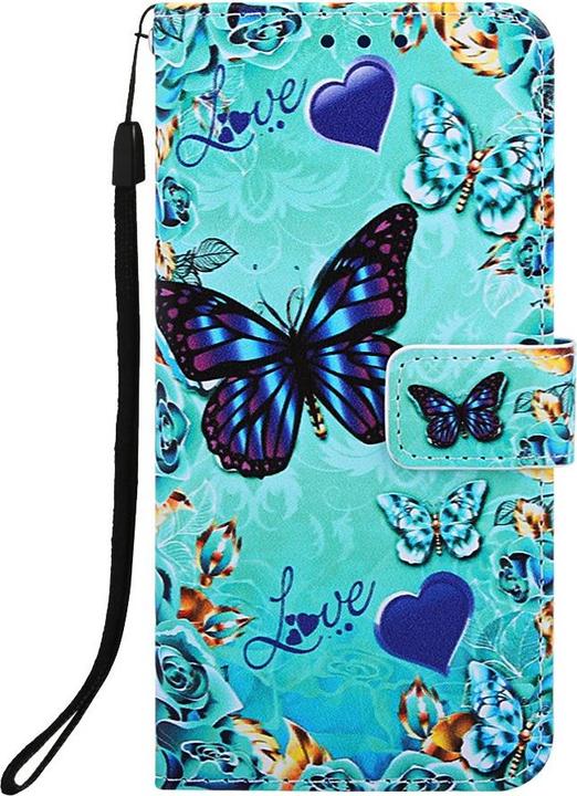 Actual product image Ueli Express iPhone 11 Pro Max Book Case Case with Card Holder Butterflies (Apple iPhone 11 Pro Max)