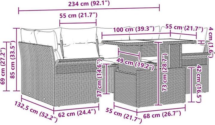 Produktbild vidaXL Tiana