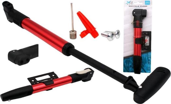 Actual product image XQ Max Bicycle pump with bracket