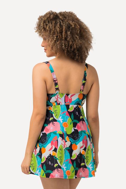 Produktbild Ulla Popken Badekleid, Früchte, Softcups, Quaste, recycelt (48)