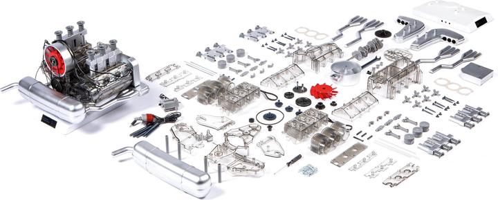 Image du produit Franzis Kit moteur Porsche 911 français