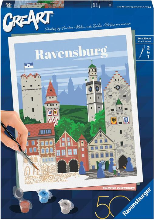 Ravensburger CreArt - Painting by numbers Colourful Ravensburg