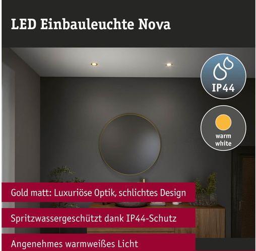Produktbild Paulmann Einbauleuchte Nova Set (470 lm)