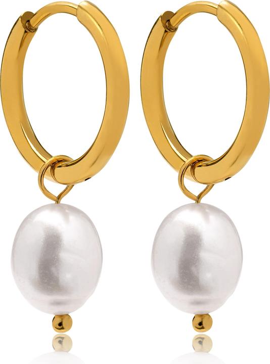 Produktbild Trolli Troli - Charming gold-plated earrings with pearls 2in1 VAAXF340G (L)
