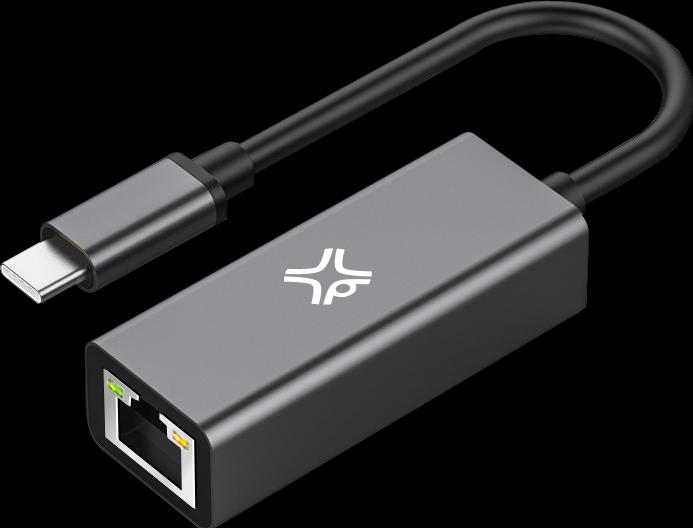 Actual product image XtremeMac Type-C to Ehternet Adapter (USB-C, RJ45 (1x))