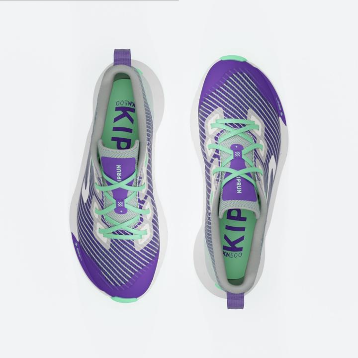 Produktbild Kiprun Laufschuhe Kinder Drop 0 - KN500 grün/schwarz (37)