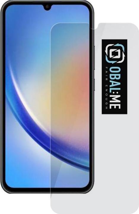 Actual product image Obal:Me 2.5D Glass Screen Protector for Samsung Galaxy A34 5G Clear (1 pcs., Samsung Galaxy A34 5G)
