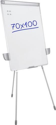 Actual product image Office Depot Flipchart Management Silver Height-adjustable 70 x 100 cm (70 x 100 cm)