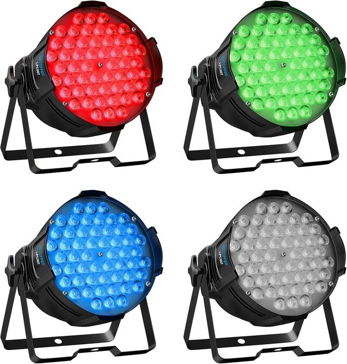 Betopper 4-teiliges LED Par Scheinwerfer Set, Modell LPC007-4 (160 W, LED)