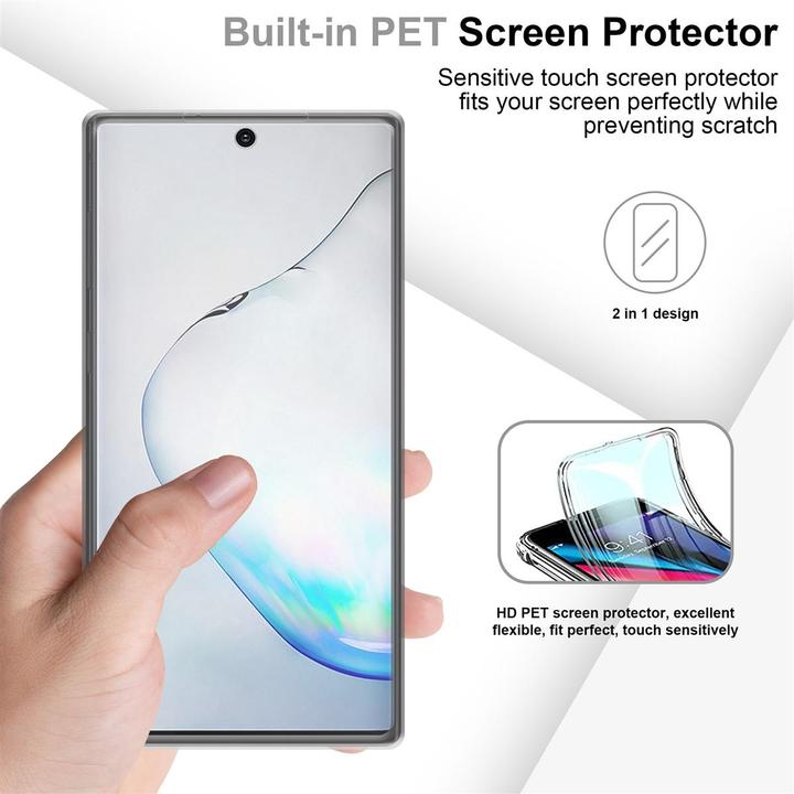 Actual product image Cadorabo TPU 360 Degree Case Cover (Samsung Galaxy Note 10)