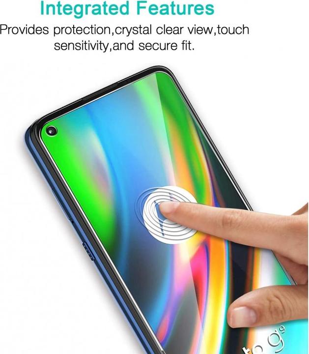 Image du produit Screenguard Motorola Moto G9 Plus Film de protection en verre blindé Case Friendly Design (1 pièce(s), Motorola Moto G9 Plus)