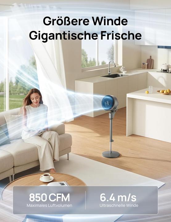 Actual product image Dreo TurboPoly Fan 306 (25 dB)