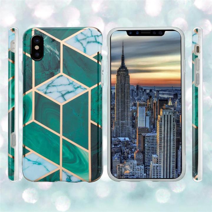 Image du produit Cadorabo Couverture IMD TPU Marbre coloré (Apple iPhone X)